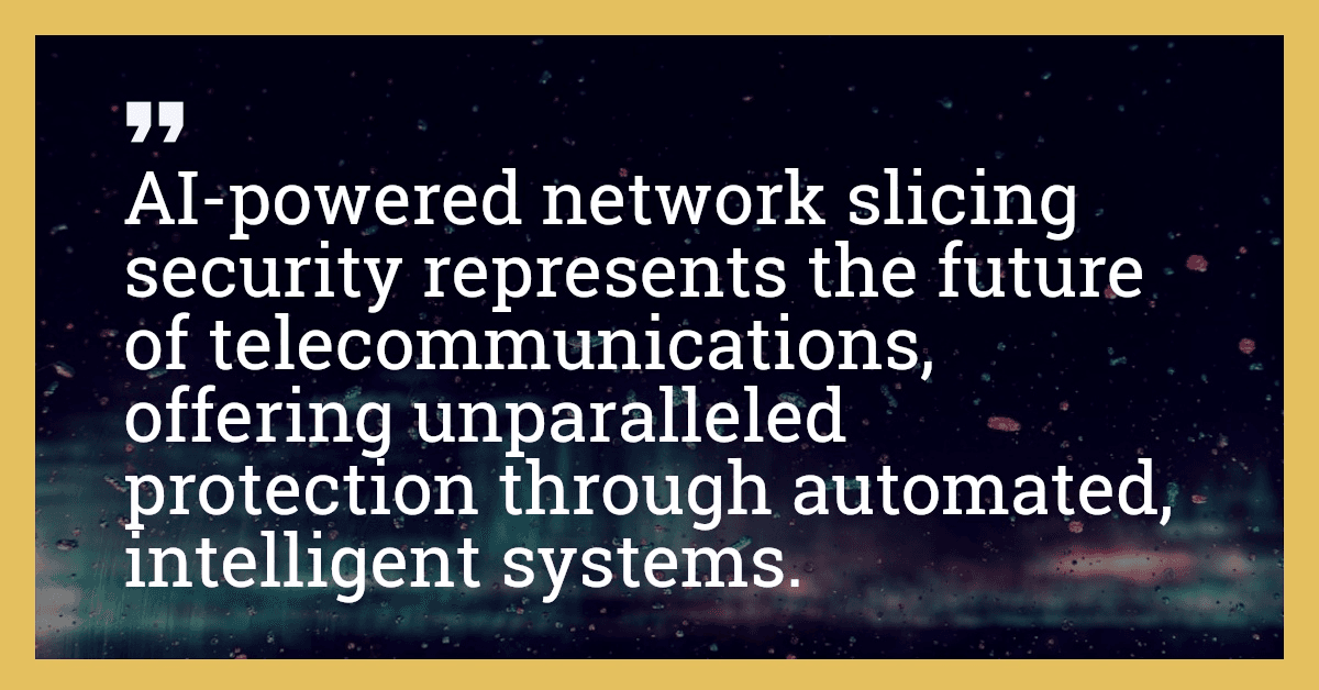 AI-powered network slicing security represents the future of telecommunications, offering unparalleled protection through automated, intelligent systems.