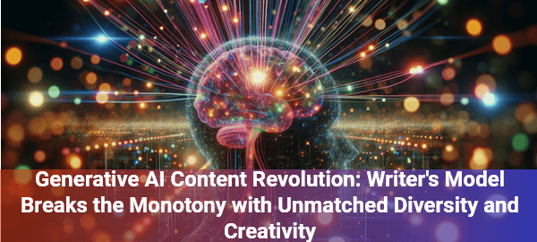 Discover how Writer's innovative AI model breaks generative content's sameness, revolutionizing creative possibilities.