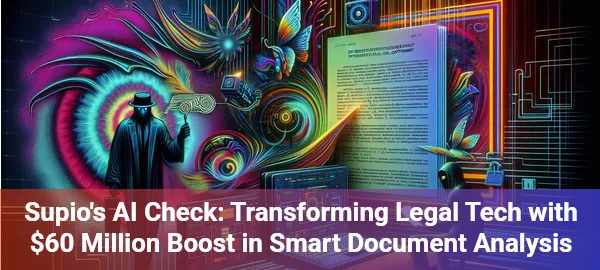Supio's AI check technology transforms legal document analysis, promising unprecedented efficiency for law firms.