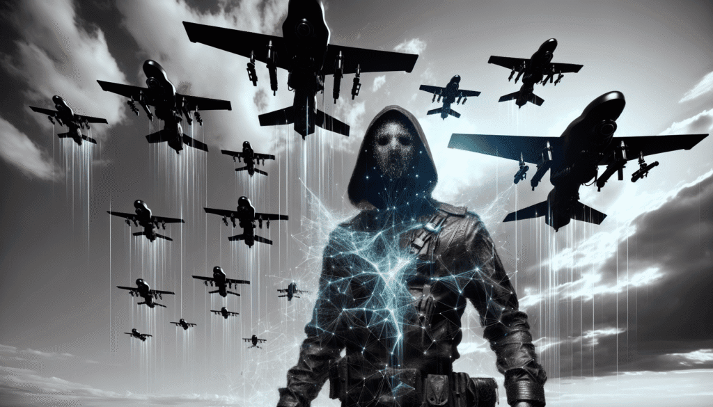 AI tech revolutionizes military strategy with autonomous drones, transforming warfare through advanced intelligence and precision.